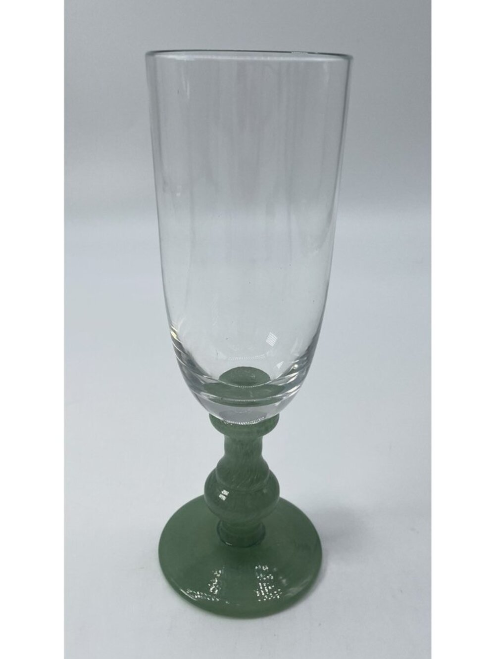 VILLEROY & BOCH Isabelle Green Champagne Flute Glass (1) Replacement Hand Blown